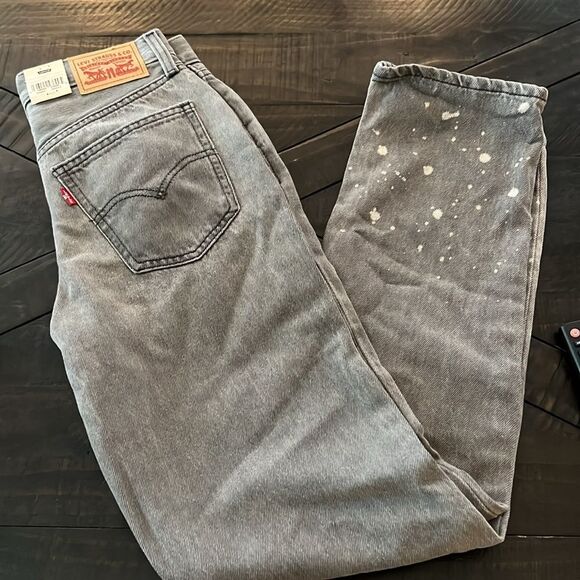 NWT Free People LEVI'S Low Pro Straight Loose Fit Jeans 90's Women's 24 - Picture 5 of 7